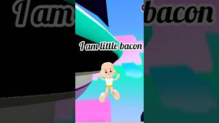 l am a bacon With 0 friends #shorts #pkxd #roblox #bacon