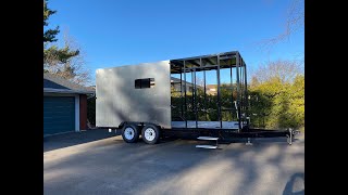 Enclosed trailer build | Episode 7 | Outside skins