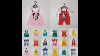 Wholesale Kids Dungree Sets Frock Sets Hanger Packed  #fashionstyle #wholesale #wholesalemarket