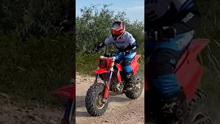 Ultimate Traction 💪🏼 Fat Tire Dirt Bike #honda #motorcycle  #shorts