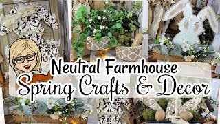 🌿🤎 Neutral Spring Crafts & Decor || Farmhouse DIYs that look High-End!!