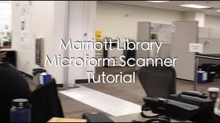 Microfiche Scanner Tutorial