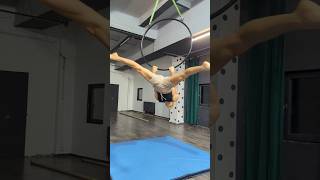 Aerial Hoop tricks #aerialhoop #calisthenics #fitness #acrobatics #shorts #planche