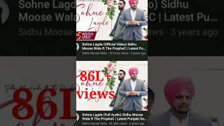 Top Least Views Songs Of Sidhu Moose Wala