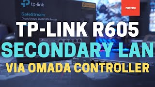 TPLink R605 Secondary LAN/VLAN Application | (Filipino)