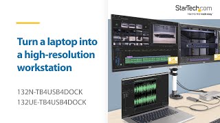 Thunderbolt 4 Multi-Display Docking Station | StarTech.com