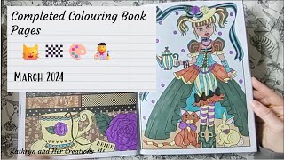 Completed Colouring Book Pages | March 2024