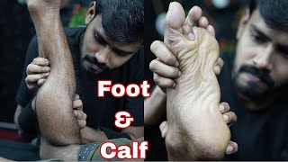 ASMR Foot And Calf Massage For Best Relaxation | Leg Massage ASMR | Indian Leg And Foot Massage