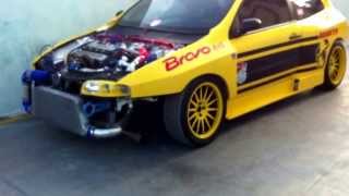 Fiat Bravo EVO 4WD Anti Lag. Built by Raed Abu Khader, Tuned by Ahmad Daham @ NMK Dyno Centre Jordan