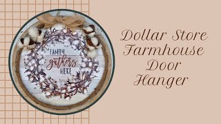 Dollar Store Farmhouse Wall Hanger