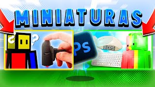 ¡CÓMO HACER MINIATURAS de MINECRAFT SIN DESCARGAR NADA! - TUTORIAL COMPLETO (Photoshop)