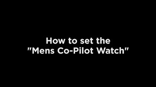 Setting your Stauer Co-Pilot Watch.