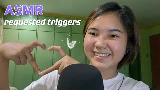 ASMR | doing your requested triggers 💜