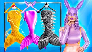 One Colored Makeover Challenge! How To Become a Mermaid!