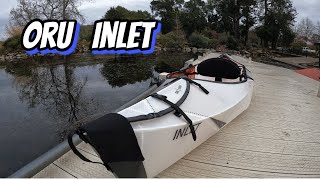 2022 Oru Inlet Kayak - Portable, Compact & Lightweight Fishing Boat