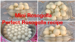 No Fail Perfect Mini Rosogolla Recipe||Traditional Bangali Rosgolla | রসগোল্লা রেসিপি একদম পারফেক্ট