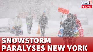 New York Snowstorm LIVE Updates | Snowstorm Devastates New York, State Of Emergency Declared | N18G