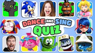 Who Is DANCING Super Mega Quiz & Who is SINGING? | Salish Matter,  Diana, Wednesday, King Ferran