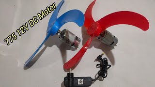 775 12V DC Motor with 14 inch Propeller for Incubator || SG Rangpur