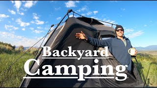 Backyard Camping Challenge 24 Hour Extreme Weather Survival Challenge!