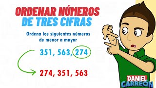 ORDENAR NUMEROS 3 CIFRAS Super facil - Para principiantes