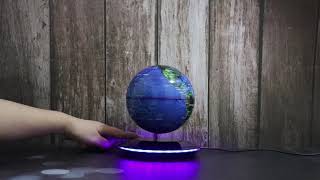 JOWHOL Magnetic Levitation Floating Globes with 6in Illuminated Globe