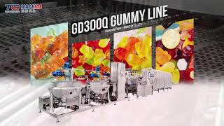 How to make Gummy Jelly Candy Full Automatic Gummy Candy Machine Production Line