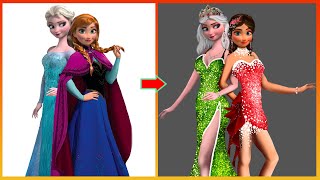 Frozen: Elsa Anna Glow Up - Disney Princesses Transformation