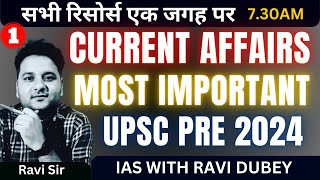 Complete Current Affairs for UPSC (CSE) IAS Prelims 2024 DAY-1