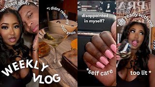 WEEKLY VLOG| GRWM NYE DATE NIGHT, REFLECTING ON 2022, I DIDN'T REACH MY GOALS, TOO LIT,SELFCARE+MORE