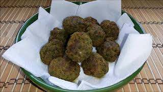 Polpette gustose di carne e verdure