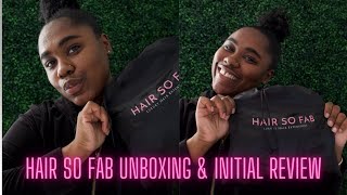 NEW HAIR WHO THISSS! HAIRSOFAB (INSTAGRAM HAIR COMPANY) UNBOXING AND INITIAL REVIEW