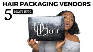 I blew up my WIG BUSINESS with this Custom HAIR PACKAGING | high quality | hair packaging vendors