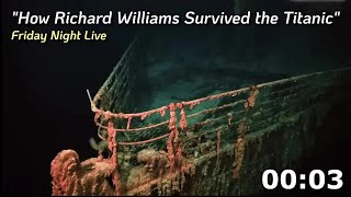 How Richard Williams Survived the Titanic - with The Aussie Pastor