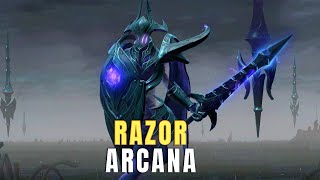 NEW ARCANA RAZOR -Voidstorm Asylum Battle Pass | Dota2 #dota2 #arcana