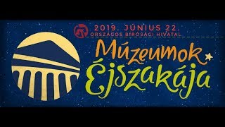 Az Országos Bírósági Hivatal a Múzeumok Éjszakáján!