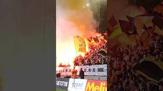 Vitesse - NEC 🇳🇱 Derby Gelderland Ultras Pyro Spandoek Eredivisie Supporters Arnhem vs Nijmegen NL