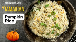 How To Cook Jamaican Pumpkin Rice | Jamaican Pumpkin Rice | Jamaican Pumpkin Rice With Coconut Milk