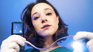 ASMR Clone Measuring & Exam for Quality Assurance | Face, Hair, Scalp, and Eye Examination