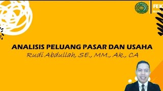 Analisis Peluang Pasar Dan Usaha