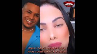 Após EMILY GARCIA expressar seu voto o influênciador Alesson fez um comentário e ela se pronunciou 💣