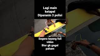 #viral ketapel ikan diparanin polisi