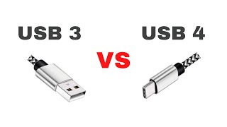 USB 3 vs USB 4