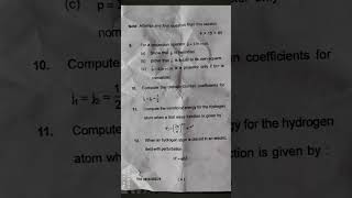 M.Sc 2 sem Quantum mechanics question paper 2022 sri dev suman university| Physics question paper