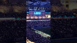 Ford Field for the WIN! Divisional Round - Lions vs. Buccaneers #nfl #football #detroitlions #lions