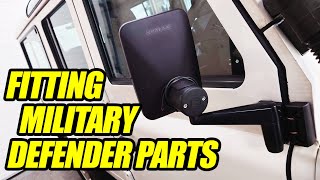 How to swap your door hinges and fit military spec unbreakable mirrors!