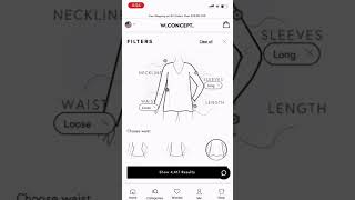 1 Click to Filter to Hide Tummy with #ecommerce filters #aistyle #fashionhacks