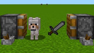 stone sword + wolf = ???