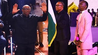 The Moment Peter Obi was introduced at Dunamis Church some hour ago, Everywhere Scatter