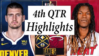 Denver Nuggets vs. Miami Heat Full Highlights 4th QTR | June 12 | 2023 NBA Finals